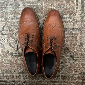 Cole Haan Brown Leather Oxford Dress Shoes